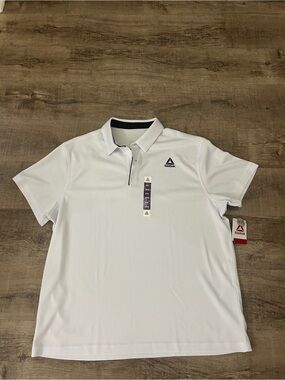 Reebok White Polo Tank Top Men’s 2XL New
